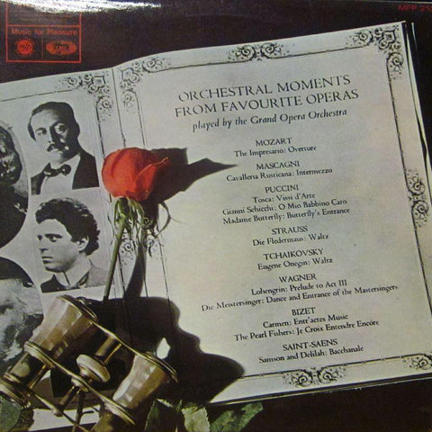 Grand Opera Orchestra-Orchestral Moments From Favourite Operas-Music For Pleasure-Vinyl LP