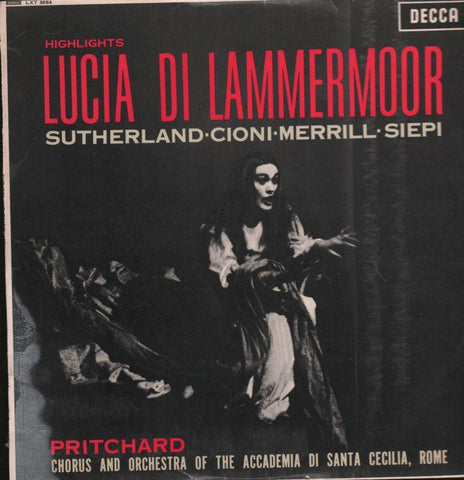 Donizetti-Lucia Di Lammermoor-Decca-Vinyl LP