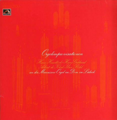 Hans Haslbock-Orgelimprovisationen-HMV-Vinyl LP-Ex/NM