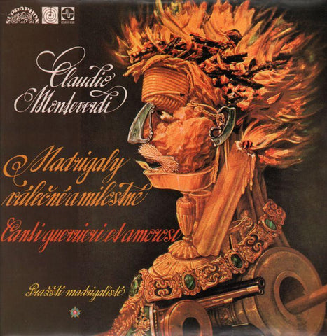 Claudio Monteverdi-Madrigaly Valecne A Milostne-Supraphon-Vinyl LP Gatefold