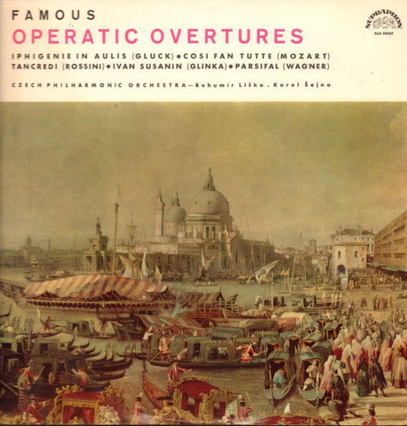 Czech Philharmonic-Famous Operatic Overtures Liska-Supraphon-Vinyl LP