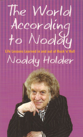 The World According To Noddy Holder Signed-Hardback Book-New