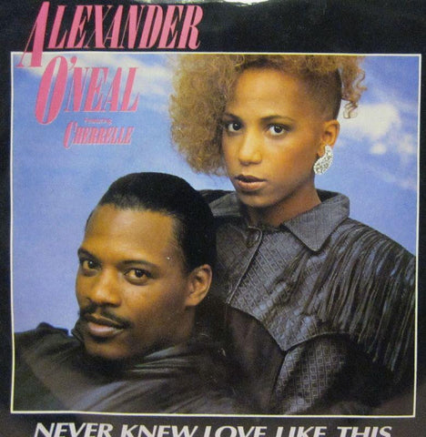 Alexander O' Neal & Cherrelle-Never Knew Love Like This -Tabu Records-7" Vinyl