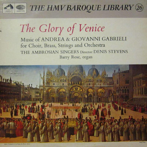 Gabrieli-The Glory Of Venice-HMV-Vinyl LP