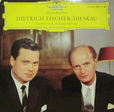 Fischer-Dieskau-Opera Rectial-Deutsche Grammophon-Vinyl LP