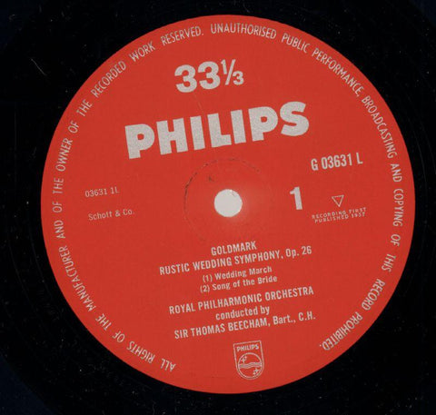 Rustic Wedding Symphony-Philips-Vinyl LP-Ex/VG