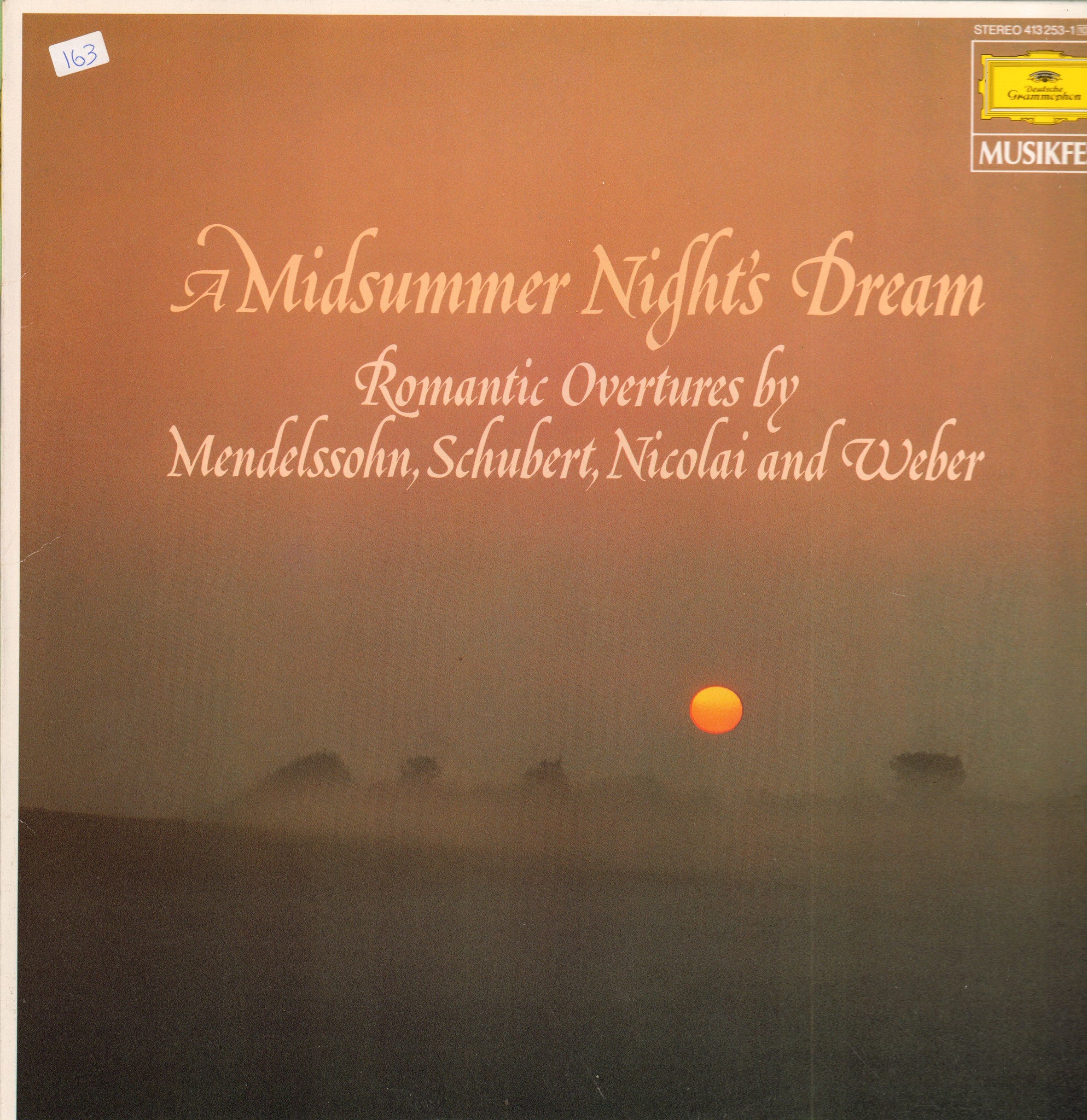 Mendelssohn/Schubert-A Midsummer Night's Dream-Deutsche Grammophon-Vinyl LP