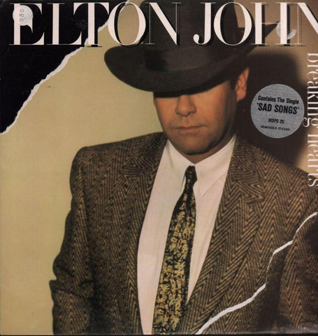 Elton John-Breaking Hearts-Rocket Record-Vinyl LP