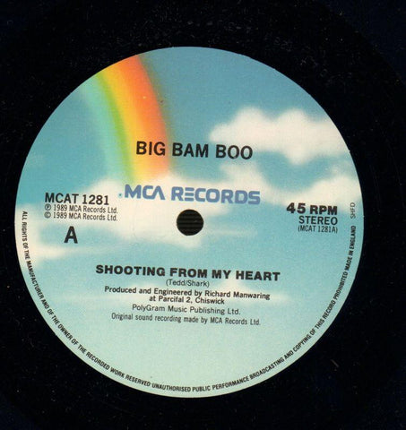Shooting From My Heart-MCA-12" Vinyl P/S-VG/Ex