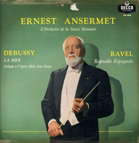Debussy-La Mer Ernest Ansermet-Decca-Vinyl LP