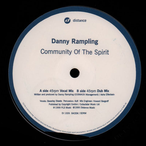 Community Of The Spirit-Distance-12" Vinyl-Ex/VG+