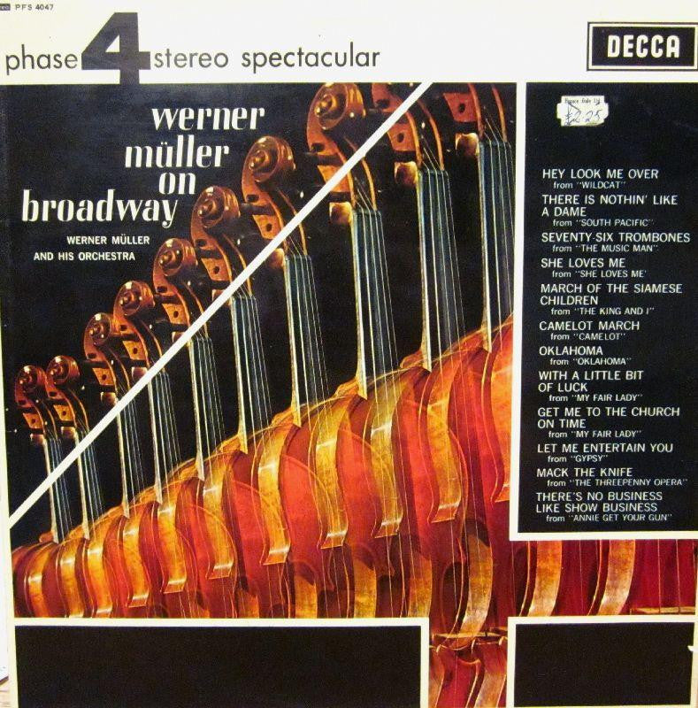 Werner Muller-On Broadway-Decca Phase 4-Vinyl LP