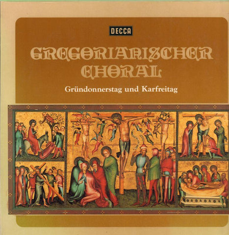 Gregoriarischer Choral-Grundonnerstag Und Karfrietag-Decca-Vinyl LP Gatefold