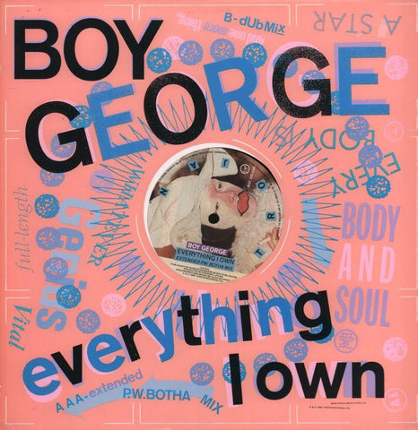 Boy George-Everything I Own-Virgin-12" Vinyl