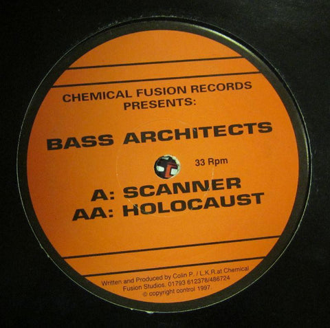 Bass Architects-Scanner/ Holocaust-Chemical Fusion Records-12" Vinyl