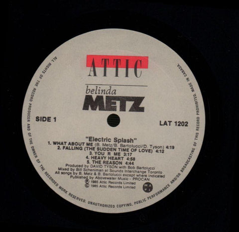 Electric Splash-Attic-Vinyl LP-Ex/NM