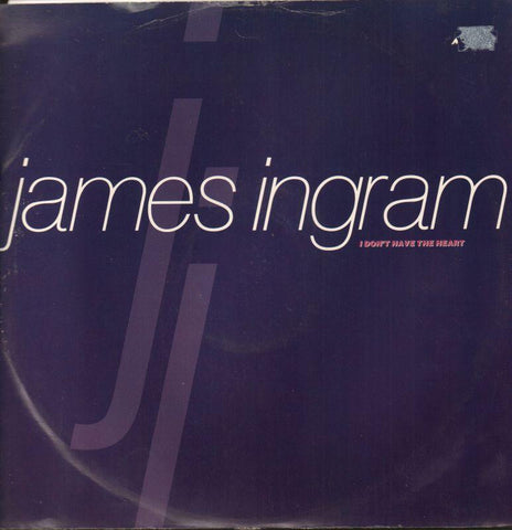 James Ingram-I Don't Have The Heart-Warner-12" Vinyl P/S