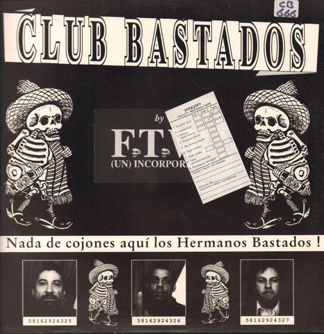 Club Bastardos-Nada De Cojones Aqui Los Hermanos Bastardos!-Bastados Are Us-12" Vinyl P/S