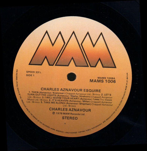 Esquire-MAMS-Vinyl LP-Ex+/Ex