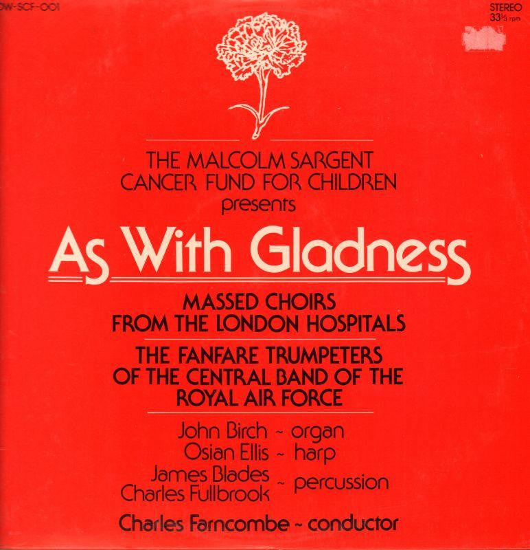 The Malcolm Sargent Cancer Fund For Children-A With Gladness-Vinyl LP-VG+/VG+