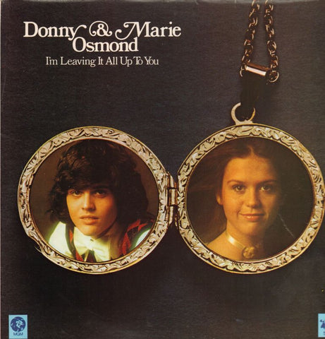 Donny And Marie-I'm Leaving It Up To You-MGM-Vinyl LP-VG/VG