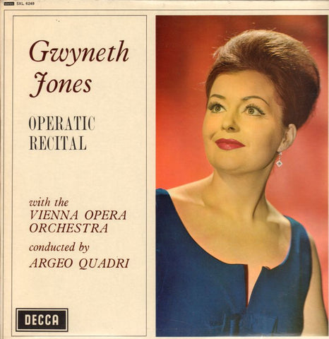 Gwyneth Jones-Operatic Recital-Decca-Vinyl LP-VG+/VG+