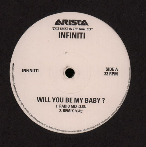 Will You Be My Baby-Arista-12" Vinyl