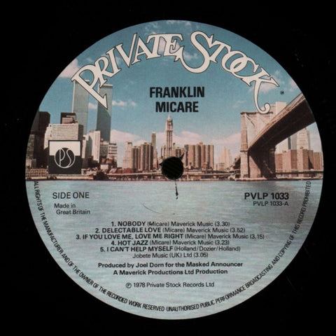 Franklin Micare-Private Stock-Vinyl LP-VG/Ex