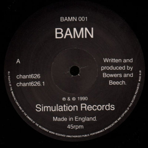 Bamn-Simulation-12" Vinyl-VG+/VG