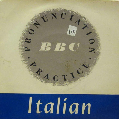 BBC-BBC Pronunciation Practice For Italian-BBC-7" Vinyl P/S