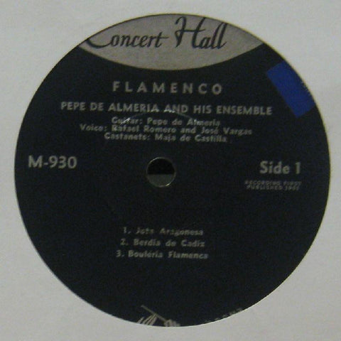 Pepe De Almeria-Flamenco-Concert Hall-7" Vinyl