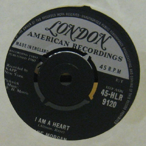 Jane Morgan-I Am A Heart-London-7" Vinyl