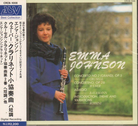Emma Johnson-Concerto No.2-Crusell/Weber-ASV-CD Album