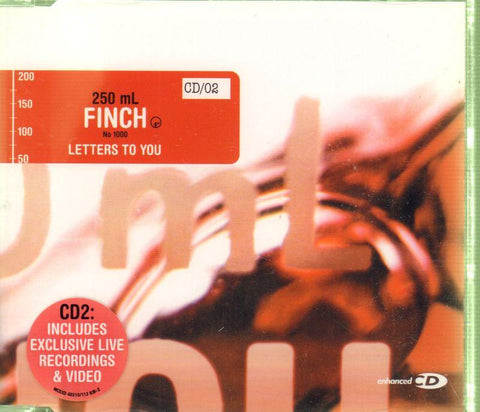 Finch-Letters to You CD 2-CD Single