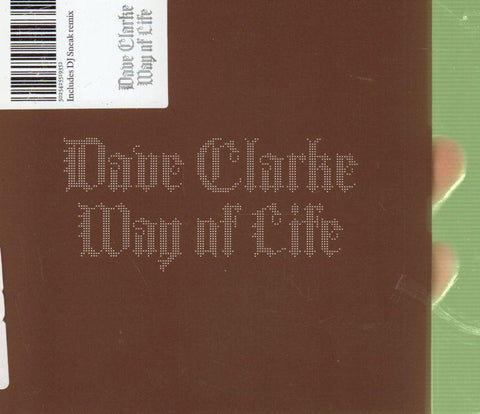 Dave Clarke-Way Of Life-CD Single