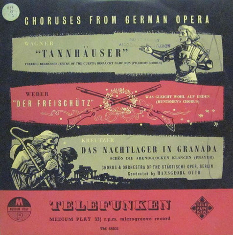 Chorus & Orchestra of The Stadtische Oper-Choruses From German Opera-Telefunken-10" Vinyl