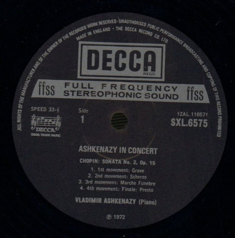 In Concert-Decca-Vinyl LP-VG/VG