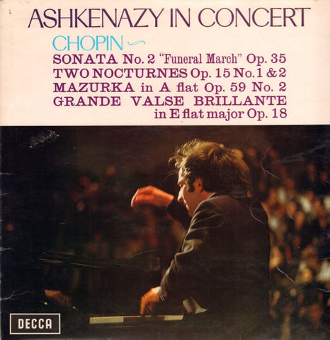 Ashkenazy-In Concert-Decca-Vinyl LP