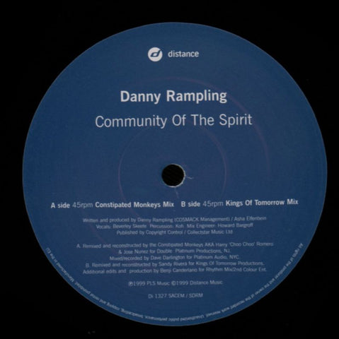 Community Of The Spirit-Distance-12" Vinyl-Ex/Ex