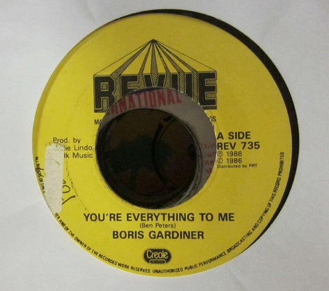 Boris Gardiner-You're Everything To Me-Revue Records-7" Vinyl