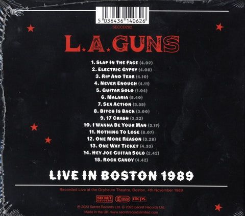 Live In Boston 1989-Secret-CD Album-New & Sealed