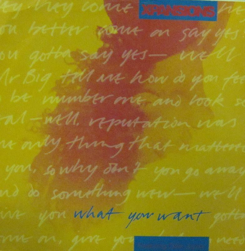 Xpansions-What You Want-Arista-12" Vinyl