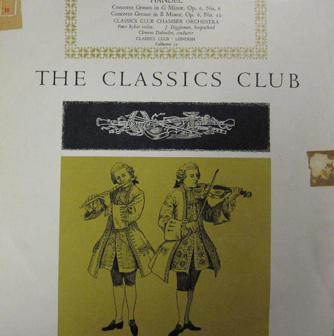 Handel/Dahinden-Concerto Grosso-The Classics Club-10" Vinyl