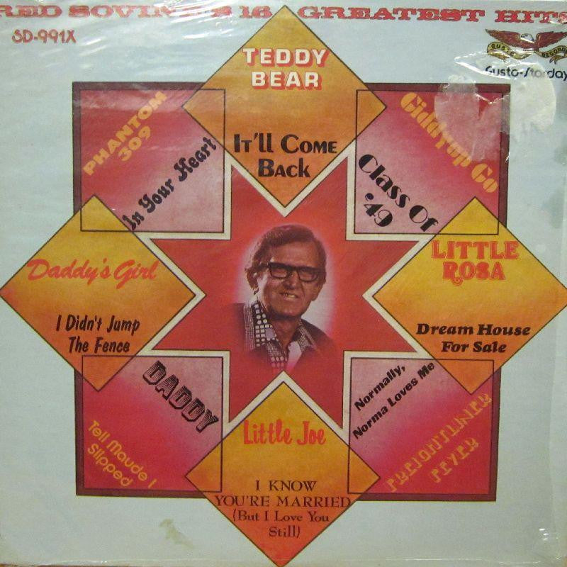 Red Sovine-16 Greatest Hits-Gusto-Starday-Vinyl LP