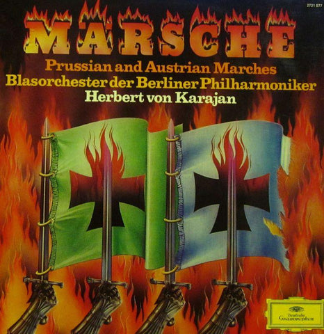 Blasorchester Der Berlin Philharmoniker-Marsche-Deutsche Grammophon-2x12" Vinyl LP Gatefold