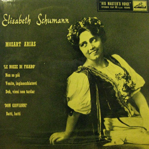 Elisabeth Schumann-Mozart Arias-HMV-7" Vinyl