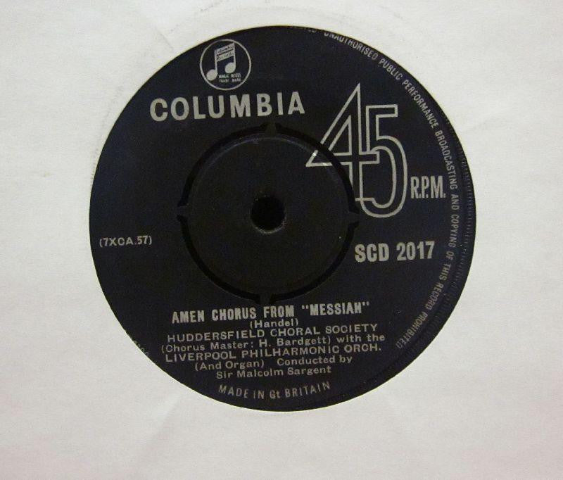Handel-Amen Chorus From Messiah-Columbia-7" Vinyl