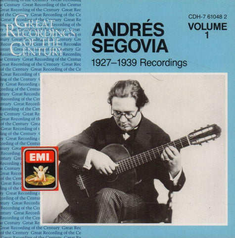 Segovia-1927-39 Recordings Volume 1-CD Album