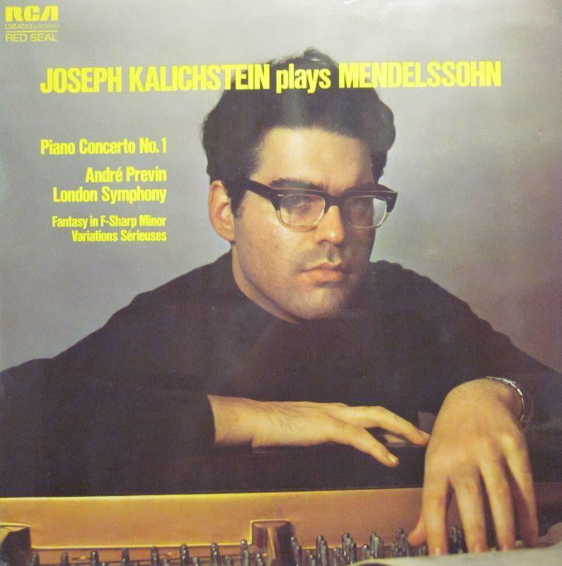 Mendelssohn-Concerto No.1-RCA Red Seal-Vinyl LP