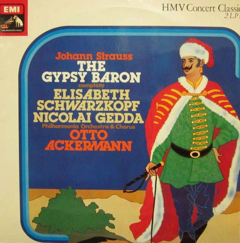 Strauss-The Gypsy Baron-HMV-2x12" Vinyl LP Gatefold